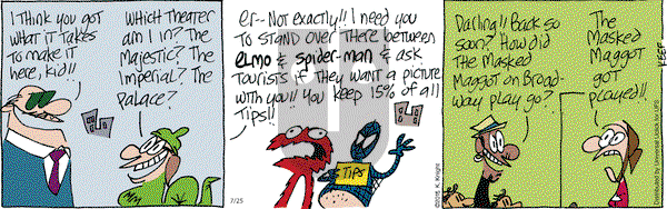 The Knight Life on Saturday July 25, 2015 Comic Strip