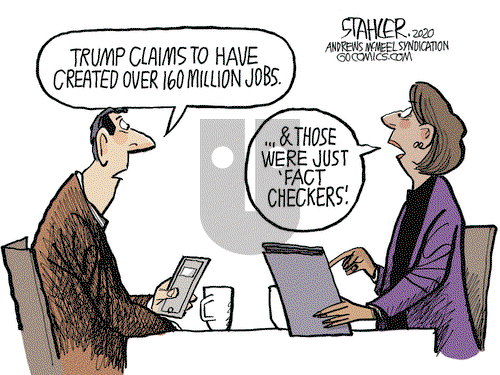 Jeff Stahler on Monday October 19, 2020 Comic Strip