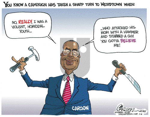 Stuart Carlson on Friday November 6, 2015 Comic Strip