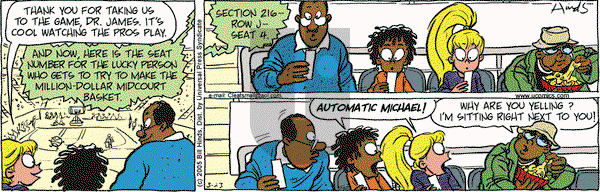 Cleats on Wednesday March 23, 2005 Comic Strip