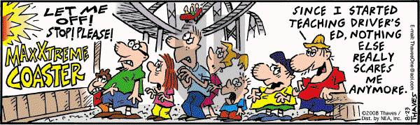 Frank and Ernest - Saturday August 23, 2008 Comic Strip