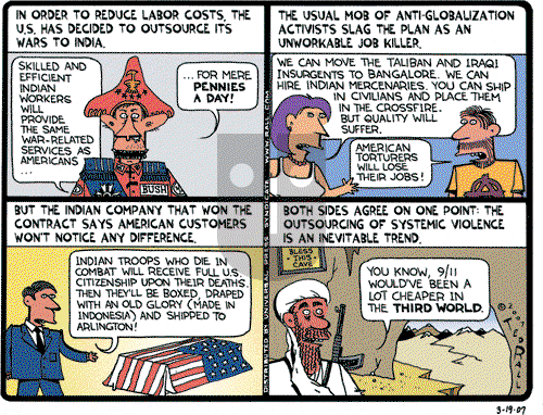Ted Rall on Monday March 19, 2007 Comic Strip