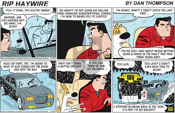 Rip Haywire on Sunday February 9, 2020 Comic Strip