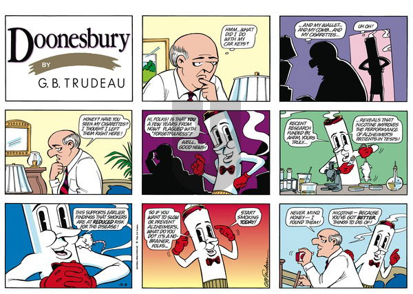 Doonesbury on Sunday December 8, 1996 Comic Strip