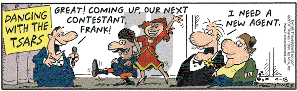 Frank and Ernest on Wednesday April 18, 2007 Comic Strip