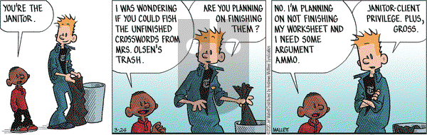 Frazz on Tuesday March 24, 2020 Comic Strip