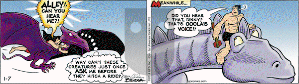 Alley Oop on Tuesday January 7, 2014 Comic Strip