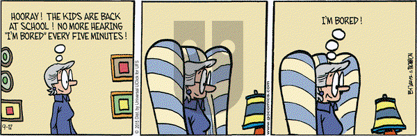 Grand Avenue on Saturday September 12, 2015 Comic Strip