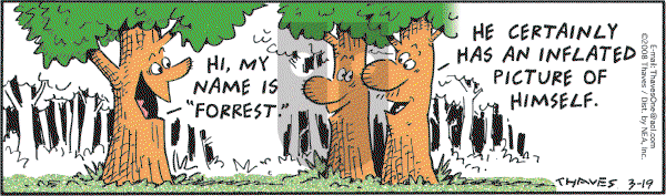 Frank and Ernest - Wednesday March 19, 2008 Comic Strip