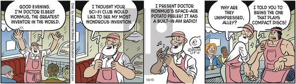 Alley Oop - Tuesday October 15, 2024 Comic Strip
