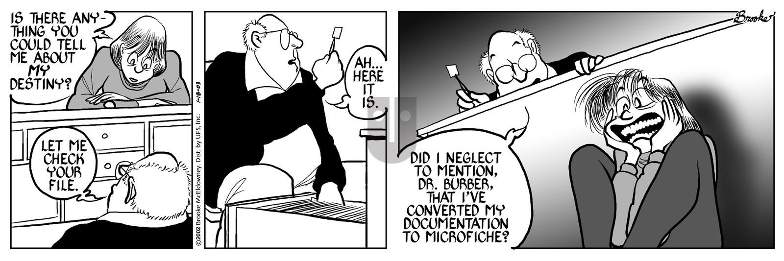 9 Chickweed Lane - Saturday January 18, 2003 Comic Strip