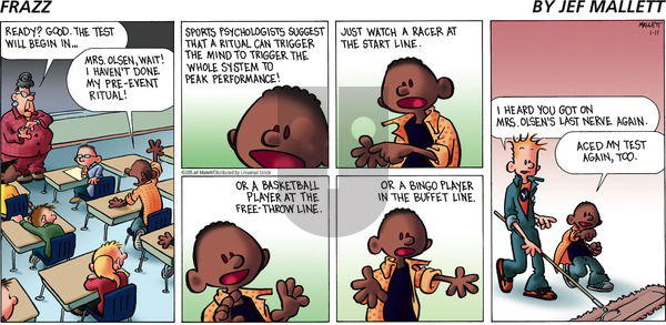 Frazz on Sunday January 11, 2015 Comic Strip