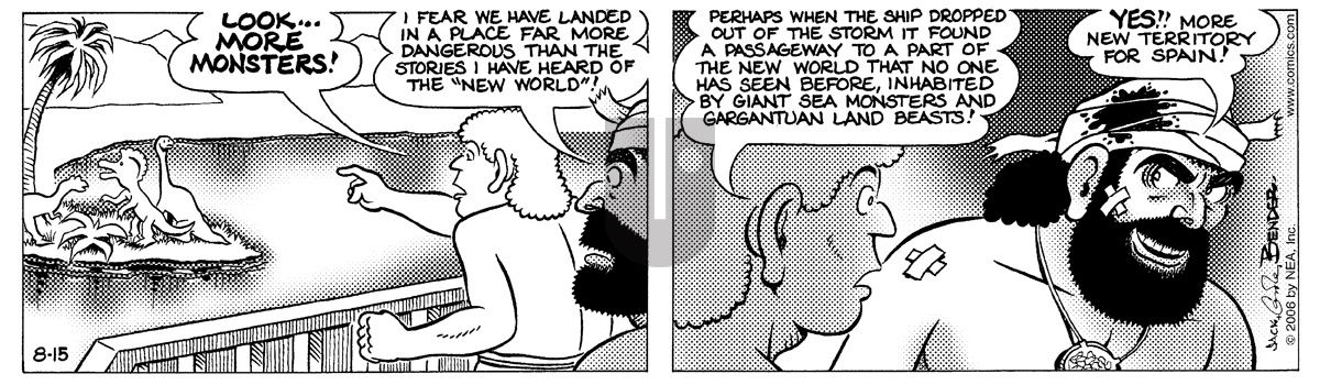 Alley Oop - Tuesday August 15, 2006 Comic Strip