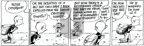 Cul de Sac on Monday October 13, 2008 Comic Strip