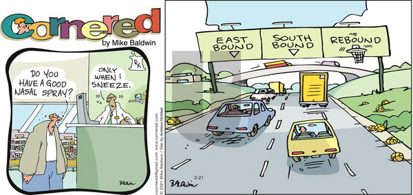 Cornered on Sunday February 21, 2021 Comic Strip