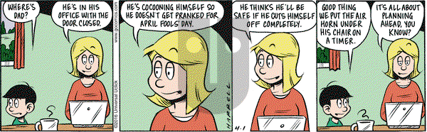 Adam@Home on Friday April 1, 2016 Comic Strip
