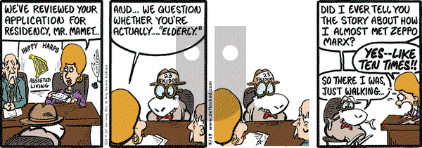 DeFlocked on Friday September 19, 2014 Comic Strip