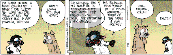 Get Fuzzy on Friday April 28, 2006 Comic Strip