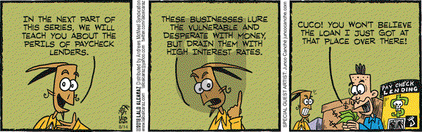 La Cucaracha on Tuesday August 14, 2018 Comic Strip