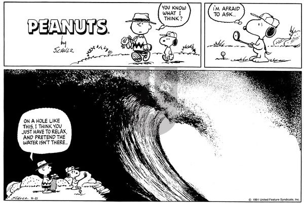 Peanuts on Thursday October 31, 1991 Comic Strip