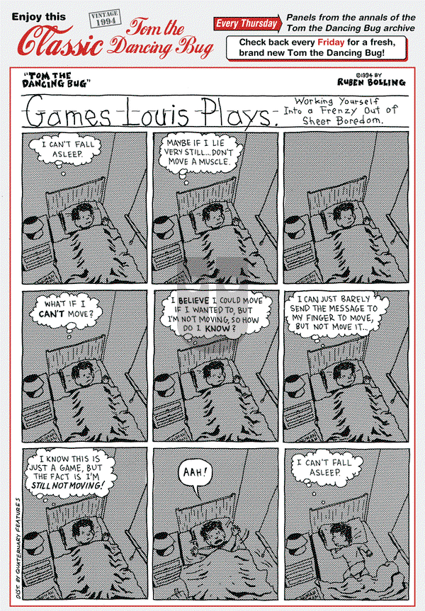 Tom the Dancing Bug on Thursday April 30, 2020 Comic Strip