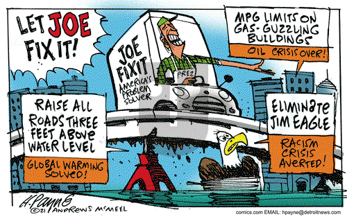 Henry Payne on Saturday March 27, 2021 Comic Strip