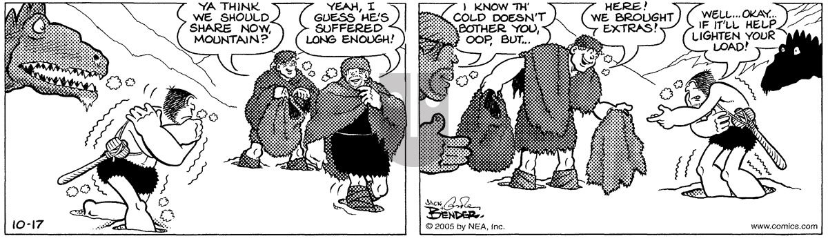 Alley Oop - Monday October 17, 2005 Comic Strip