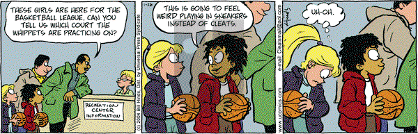 Cleats on Monday January 26, 2004 Comic Strip