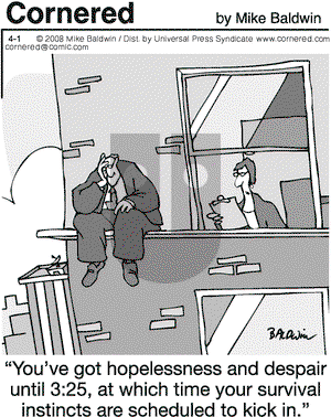 Cornered on Tuesday April 1, 2008 Comic Strip