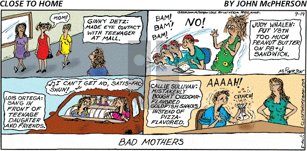 Close to Home on Sunday September 14, 2008 Comic Strip