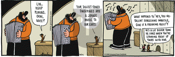 Overboard on Friday December 12, 2008 Comic Strip