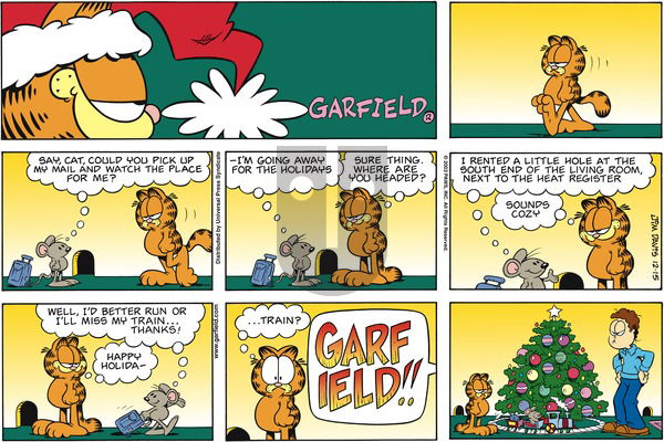 Garfield on Wednesday January 14, 2004 Comic Strip
