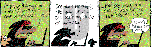 The Knight Life on Friday January 13, 2017 Comic Strip