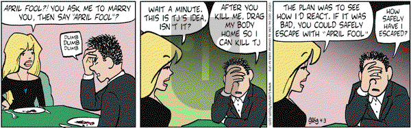 Luann on Tuesday April 3, 2012 Comic Strip