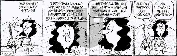 Baby Blues on Saturday October 20, 1990 Comic Strip