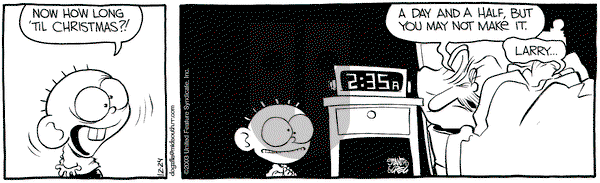 The Buckets on Wednesday December 24, 2003 Comic Strip