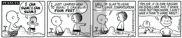 Peanuts on Friday August 10, 1962 Comic Strip