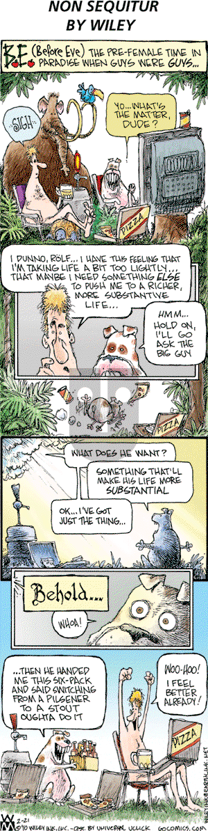 Non Sequitur on Sunday February 21, 2010 Comic Strip