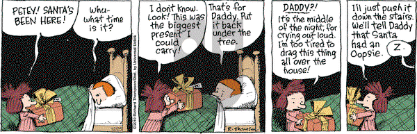 Cul de Sac on Friday December 25, 2015 Comic Strip