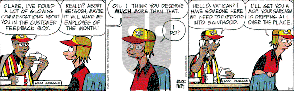 Lucky Cow on Tuesday March 18, 2025 Comic Strip