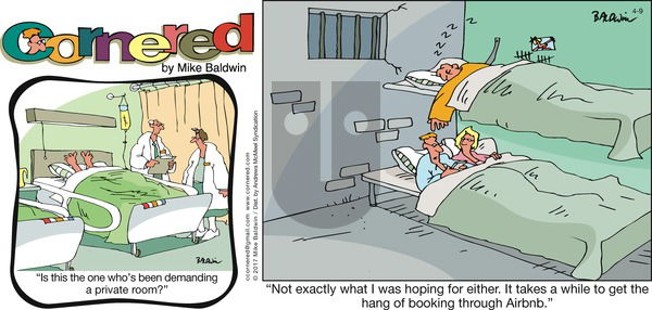 Cornered on Sunday April 9, 2017 Comic Strip