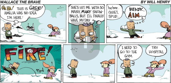 Wallace the Brave on Sunday December 15, 2019 Comic Strip