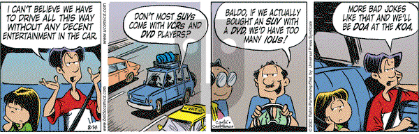 Baldo on Wednesday August 14, 2002 Comic Strip