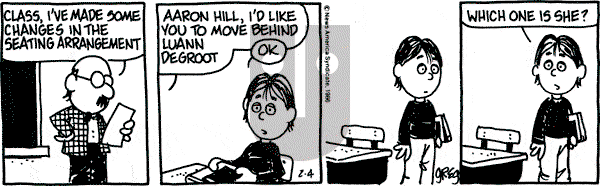 Luann on Tuesday February 4, 1986 Comic Strip