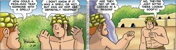 Alley Oop on Tuesday February 14, 2017 Comic Strip