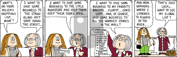 Cathy Classics - Saturday November 24, 2012 Comic Strip