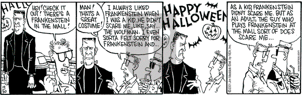 Monty on Tuesday October 30, 2001 Comic Strip