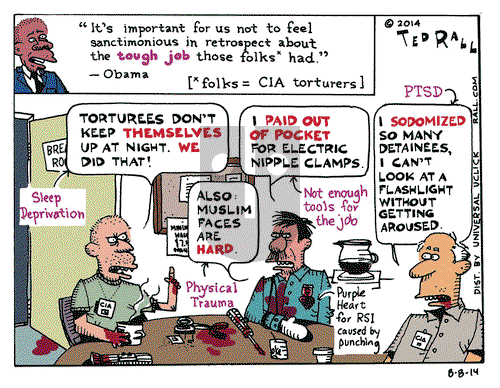 Ted Rall on Friday August 8, 2014 Comic Strip