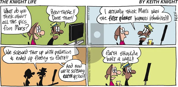 The Knight Life on Sunday January 6, 2019 Comic Strip