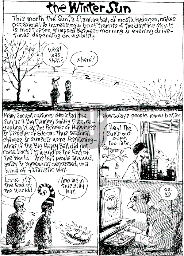 Richard's Poor Almanac on Saturday December 24, 2011 Comic Strip
